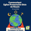 Communiquer EPU Rouen : Incendie de la Synagogue de Rouen