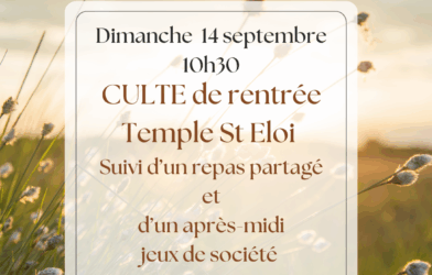 Culte de rentrée